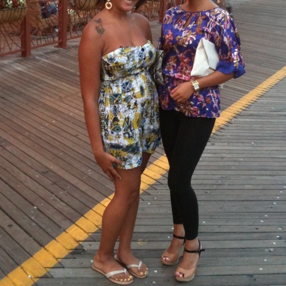 BCBG MaxAzria Floral Silk Blouse - Picture 5 of 5